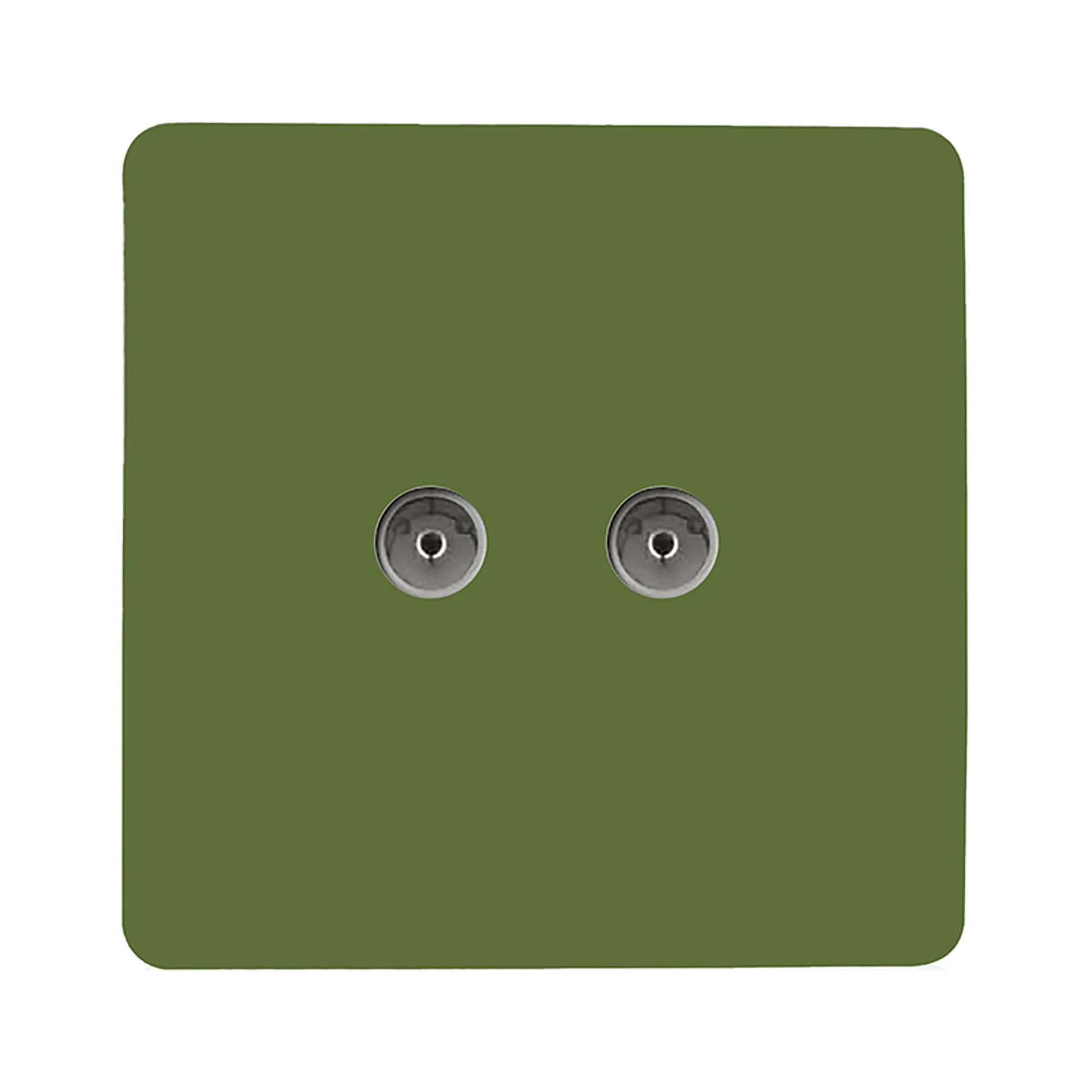 Moss Green Wiring Accessories Trendi Decorative Screwless